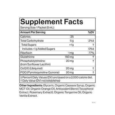Nuvela Liposomal Glutathione · Citrus Vanilla · 26 Packets