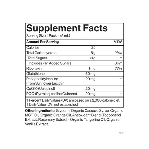 Nuvela Liposomal Glutathione · Citrus Vanilla · 26 Packets